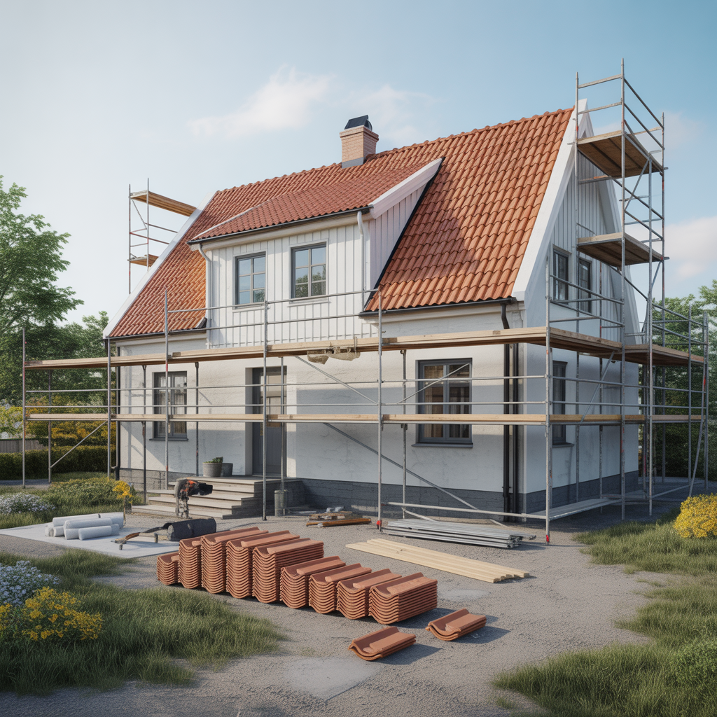 1.Vad kostar det att byta ut takpannor pa en villa