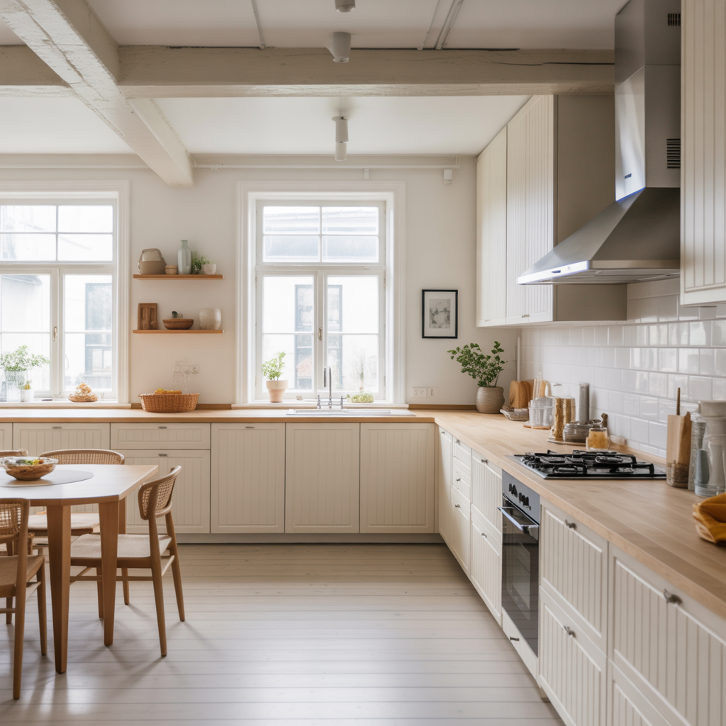 6.Skapa ett luftigt och ljust kok med hjalp av byggtips