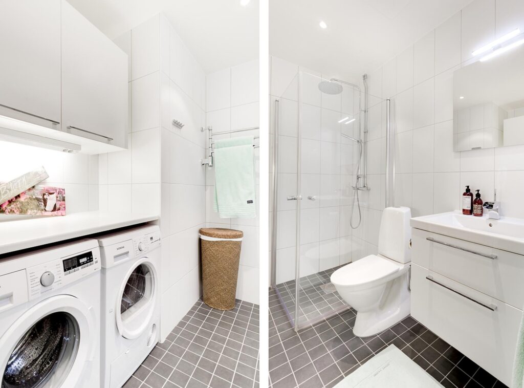 Renovering av badrum. Nyköping Högbrunn