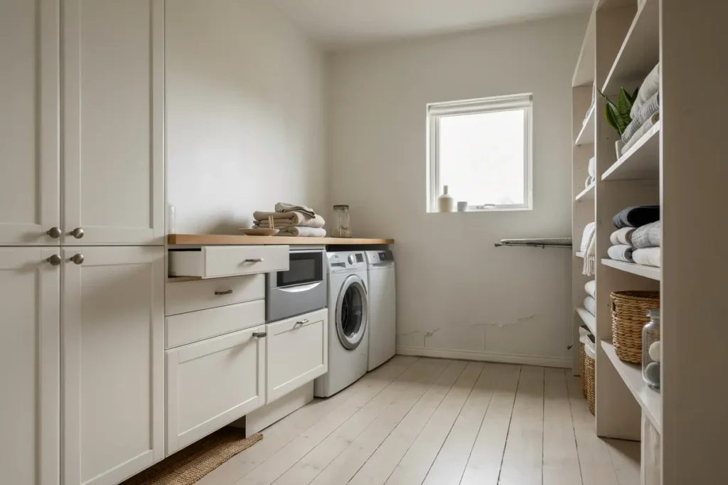 ombyggnad av tv ttstuga och f rr d i brandholmen