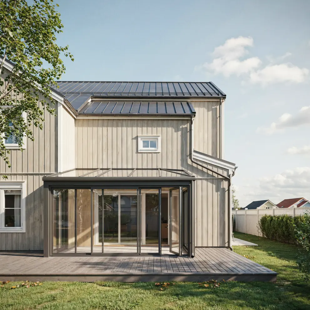 bygga uterum inglasad veranda nykoping sormland